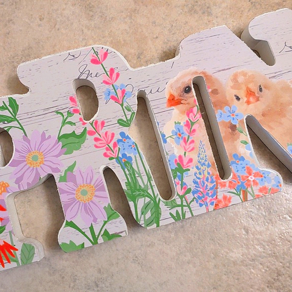 NEW SPRING Tabletop Decor Sign - Picture 4 of 12